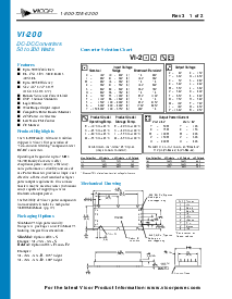 浏览型号VI-20NCU的Datasheet PDF文件第1页