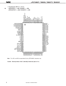 浏览型号UPD784928Y的Datasheet PDF文件第6页