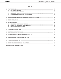 浏览型号UPD78C10AL的Datasheet PDF文件第6页