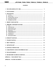浏览型号UPD75064GB的Datasheet PDF文件第4页