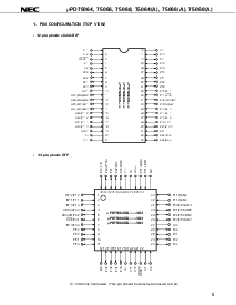 浏览型号UPD75064GB的Datasheet PDF文件第5页