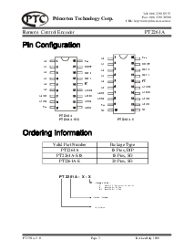浏览型号PT2261A-S的Datasheet PDF文件第2页