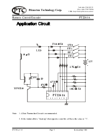 浏览型号PT2261A-S的Datasheet PDF文件第3页