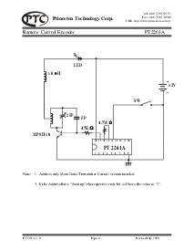 浏览型号PT2261A-S的Datasheet PDF文件第4页