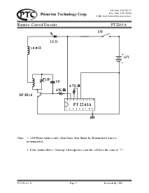 浏览型号PT2261A-S的Datasheet PDF文件第5页