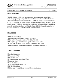 浏览型号PT2222-002的Datasheet PDF文件第1页