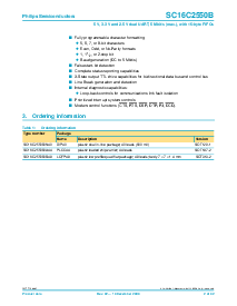 浏览型号SC16C2550B的Datasheet PDF文件第2页