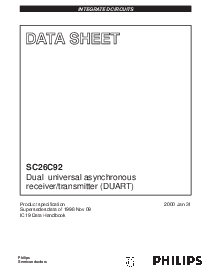 浏览型号SC26C92A1A的Datasheet PDF文件第1页