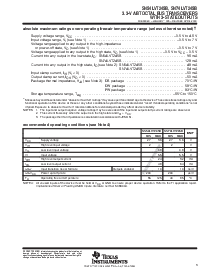 浏览型号SN74LVT245BDB的Datasheet PDF文件第3页