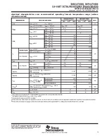 浏览型号SN74LVTH543PWLE的Datasheet PDF文件第5页