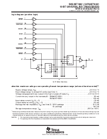 浏览型号SN74ABT16601DGG的Datasheet PDF文件第3页