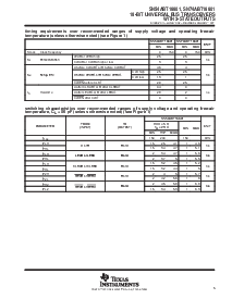 浏览型号SN74ABT16601DGG的Datasheet PDF文件第5页