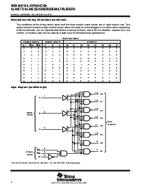 浏览型号SN74AHC138DR的Datasheet PDF文件第2页