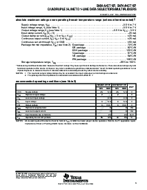 浏览型号SN74AHCT157DBLE的Datasheet PDF文件第3页