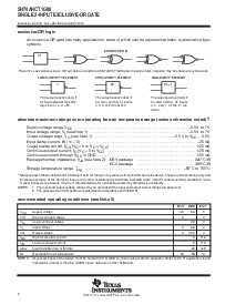 浏览型号SN74AHCT1G86DBV的Datasheet PDF文件第2页