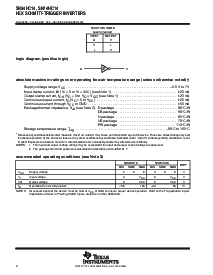 浏览型号SN74HC08PWT的Datasheet PDF文件第2页