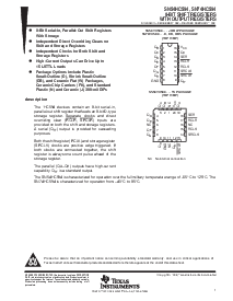 浏览型号SN74HC594DB的Datasheet PDF文件第1页