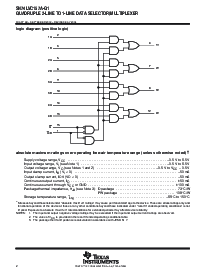 浏览型号SN74LVC157AQPWRQ1的Datasheet PDF文件第2页