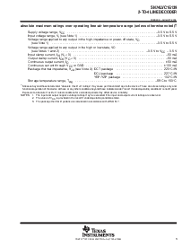 浏览型号SN74LVC1G139YZPR的Datasheet PDF文件第3页
