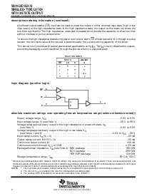 浏览型号SN74LVC1G373DCKT的Datasheet PDF文件第2页