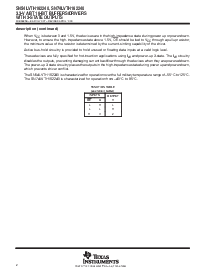 浏览型号SN74LVTH162240DGGR的Datasheet PDF文件第2页