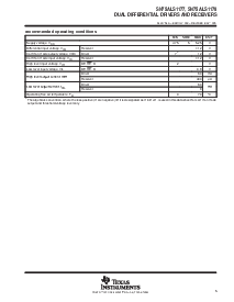 浏览型号SN75ALS1177NS的Datasheet PDF文件第5页