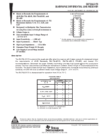 浏览型号SN75ALS173NS的Datasheet PDF文件第1页