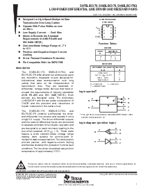 浏览型号SN75LBC179D的Datasheet PDF文件第1页