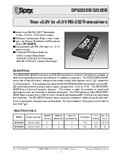 浏览型号SP3232EBEN的Datasheet PDF文件第1页