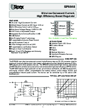 浏览型号SP6648EU/TR的Datasheet PDF文件第1页