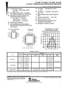 浏览型号TLC27M2CD的Datasheet PDF文件第1页