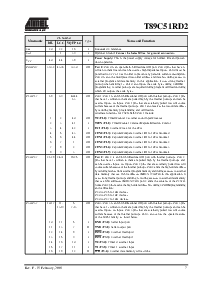 浏览型号T89C51RD2-SMSI-L的Datasheet PDF文件第7页