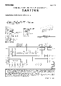 浏览型号TA8776N的Datasheet PDF文件第1页
