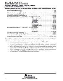 浏览型号TL071CP的Datasheet PDF文件第6页