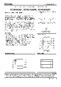 浏览型号TC74VHC00的Datasheet PDF文件第1页