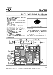 浏览型号TDA7500的Datasheet PDF文件第1页