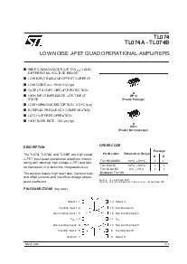 浏览型号TL074I的Datasheet PDF文件第1页