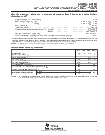 浏览型号TLC0832IP的Datasheet PDF文件第5页