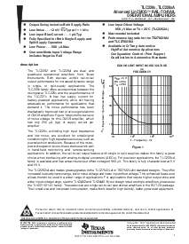 浏览型号TLC2262CPW的Datasheet PDF文件第1页