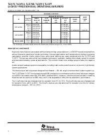 浏览型号TLC272AID的Datasheet PDF文件第2页