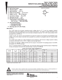 浏览型号TLV274IPW的Datasheet PDF文件第1页