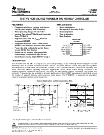 浏览型号TPS2491DGS的Datasheet PDF文件第1页