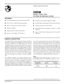 浏览型号Z53C8003VSC的Datasheet PDF文件第1页