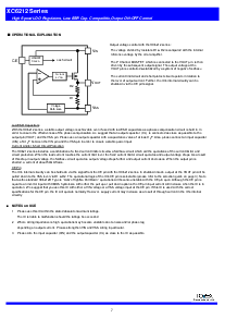 浏览型号XC6212D302MR的Datasheet PDF文件第7页