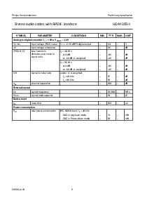 浏览型号UDA1355H的Datasheet PDF文件第6页