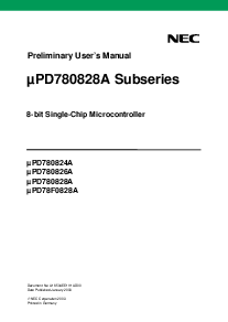 浏览型号UPD78064的Datasheet PDF文件第1页