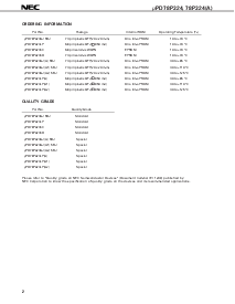 浏览型号UPD78P324LPA2的Datasheet PDF文件第2页