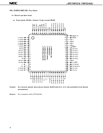 浏览型号UPD78P324LPA2的Datasheet PDF文件第4页