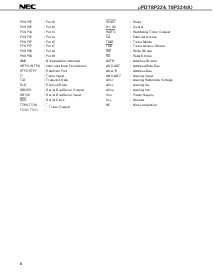 浏览型号UPD78P324的Datasheet PDF文件第6页