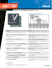 浏览型号VSC7303的Datasheet PDF文件第1页